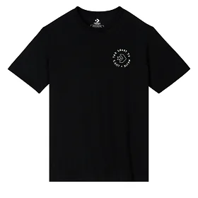 Men’s Life’s Short Embroidered Tee Black